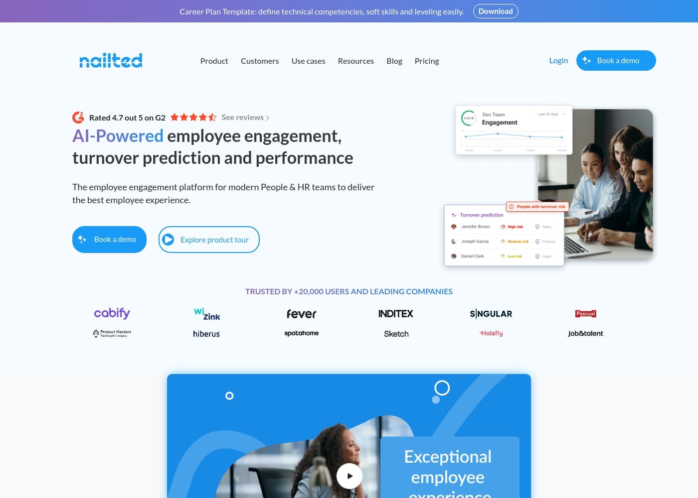 Nailted homepage screenshot