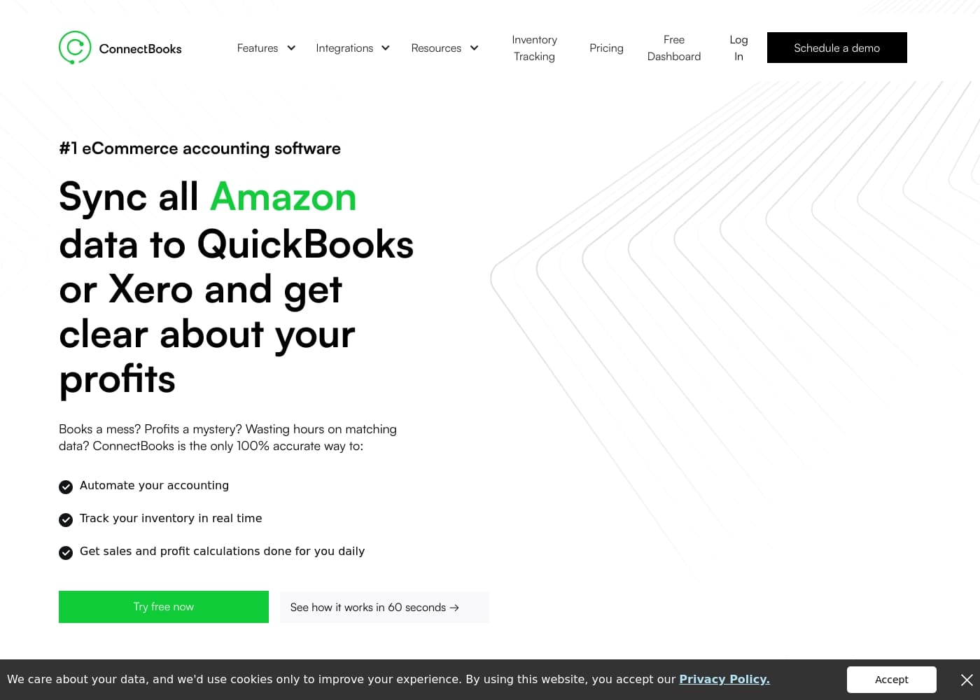 Скриншот главной страницы ConnectBooks