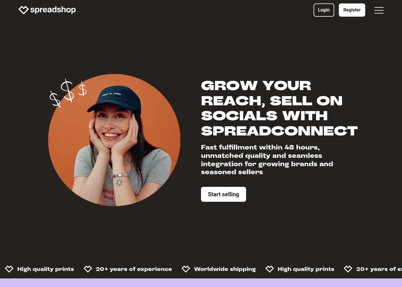 SPOD homepage screenshot