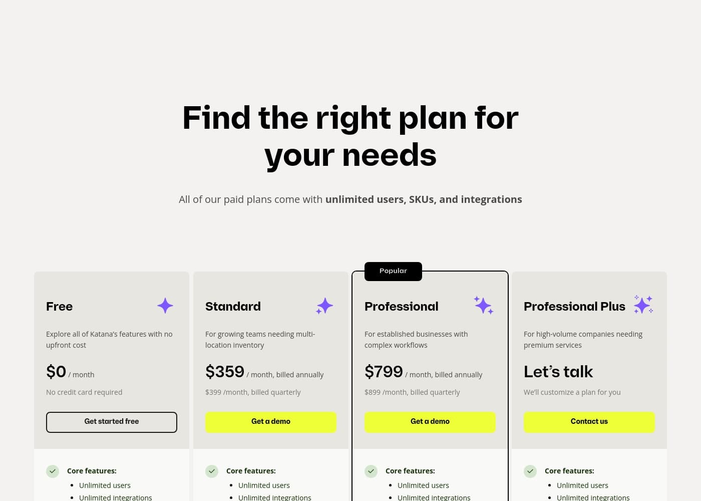 Pricing